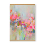 Abstract Art Modern Wall Art Poster – Colorful Pastel Drip Print