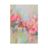 Abstract Art Modern Wall Art Poster – Colorful Pastel Drip Print