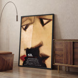 Abstract Faces Vintage Wall Art Print – Mid-Century SR. Portrait Print