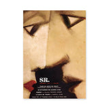 Abstract Faces Vintage Wall Art Print – Mid-Century SR. Portrait Print