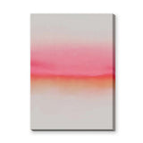 Abstract Gradient Modern Wall Decor – Soft Pink and Orange Horizon
