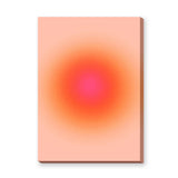 Abstract Modern Minimalist Wall Decor – Orange Pink Gradient Glow