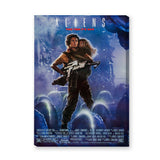 Aliens Movie Poster Retro Wall Decor – Ripley and Newt Sci Fi Print