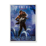 Aliens Movie Poster Retro Wall Decor – Ripley and Newt Sci Fi Print