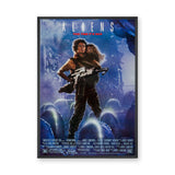 Aliens Movie Poster Retro Wall Decor – Ripley and Newt Sci Fi Print