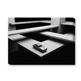 Aston Martin DB5 Modern Wall Art Print – Black-and-White Architectural Car Print