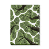 Botanical Modern Wall Art Poster – Green Tree Canopy Watercolor Print