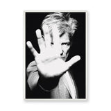 David Lynch Portrait Modern Wall Art Poster – Black and White Hand Study