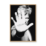 David Lynch Portrait Modern Wall Art Poster – Black and White Hand Study