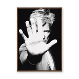 David Lynch Portrait Modern Wall Art Poster – Black and White Hand Study