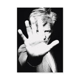 David Lynch Portrait Modern Wall Art Poster – Black and White Hand Study