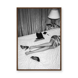 Fashion Photography Modern Wall Decor – Black and White Boudoir Scene