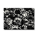 Floral Abstract Wall Decor – Bold Black and White Botanical Pattern