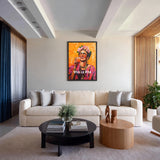Frida Kahlo Pop Art Wall Decor – Viva La Vida Portrait with Drink