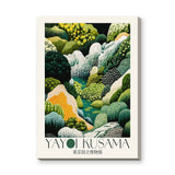 Garden Botanical Wall Art Poster – Dotted Kusama Landscape Print