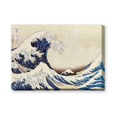 Great Wave Traditional Wall Decor – Japanese Ocean Print with Mount Fuji