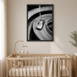 Lamborghini Jalpa Modern Wall Decor – Spiral Parking Ramp Photo