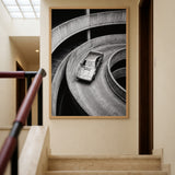 Lamborghini Jalpa Modern Wall Decor – Spiral Parking Ramp Photo