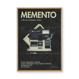 Memento Movie Typography Wall Art Print – Vintage Polaroid Film Print