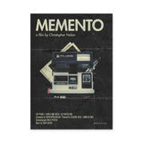 Memento Movie Typography Wall Art Print – Vintage Polaroid Film Print