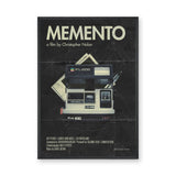 Memento Movie Typography Wall Art Print – Vintage Polaroid Film Print