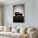 Mercedes G-Class Modern Wall Decor – Black SUV Snow Photography
