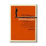 Movie Typography Wall Art Poster – Minimalist Orange Whiplash Print