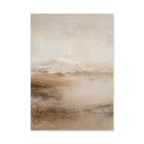 Neutral Abstract Landscape Minimalist Wall Decor – Soft Beige Nature Print