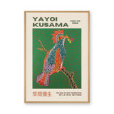 Patterned Bird Pop Art Wall Art Poster – Kusama Tokyo 1998 Print