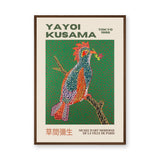 Patterned Bird Pop Art Wall Art Poster – Kusama Tokyo 1998 Print