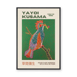 Patterned Bird Pop Art Wall Art Poster – Kusama Tokyo 1998 Print