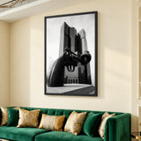 Photography Modern Minimalist Wall Decor – Knotted Gun Sculpture Photo