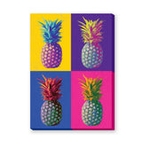 Pineapple Pop Art Wall Art Poster – Colorful Tropical Fruit Grid