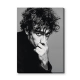 Portrait Photography Modern Minimalist Wall Art Poster – Black and White Male Portrait