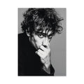 Portrait Photography Modern Minimalist Wall Art Poster – Black and White Male Portrait