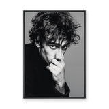Portrait Photography Modern Minimalist Wall Art Poster – Black and White Male Portrait