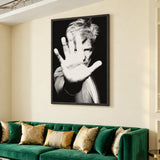 Portrait Photography Modern Wall Art Print – Black and White Hand Portrait