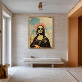 Portrait Pop Art Wall Decor – Mona Lisa With Sunglasses and Pipe