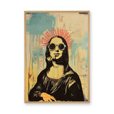 Portrait Pop Art Wall Decor – Mona Lisa With Sunglasses and Pipe