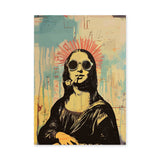 Portrait Pop Art Wall Decor – Mona Lisa With Sunglasses and Pipe