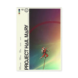 Project Hail Mary Astronaut Retro Wall Decor – Sci-Fi Typography Print