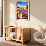 Provence Lavender Fields Vintage Wall Art Poster – Plateau de Valensole Print