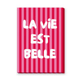Quote Typography Wall Decor – Pink French Saying in Retro Pop Style
