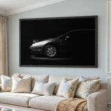 Sports Coupe Photography Modern Wall Art Print – Dark Minimalist Car Print