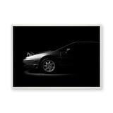 Sports Coupe Photography Modern Wall Art Print – Dark Minimalist Car Print