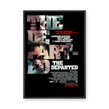 The Departed Movie Typography Wall Art Print – Dark Cast Portrait Print