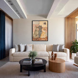 Three Cats Traditional Wall Art Print – Japanese Cat Watercolor with 猫