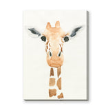 Watercolor Giraffe Kids Wall Art Print – Soft Safari Nursery Animal Print