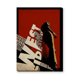 West Side Story Retro Typography Wall Decor – Red Movie Poster Print