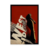 West Side Story Retro Typography Wall Decor – Red Movie Poster Print